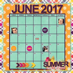 June 2017 Calendar