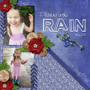 Grace loves the rain