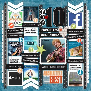 Top 10 Favorites in Entertainment