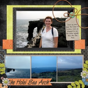 Hawaii Holei Sea Arch