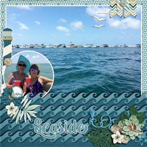 Relaxing on the boat