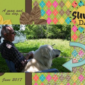 A man and his dog