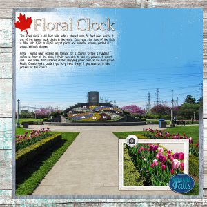 Niagara Falls, Day 3 - Floral Clock and Lighthouse, left side
