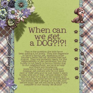 When Can We Get A DOG?!?!