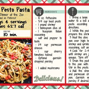 Shrimp Pesto Pasta Recipe