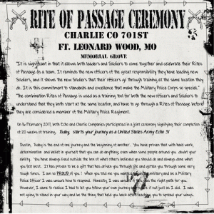 Rite of Passage ... the journey starts here (page 2 of 3)