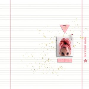 my pink hair
