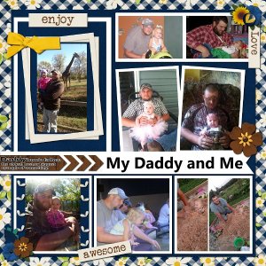Template Chall July - Daddy and Me