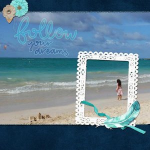 Kalina at the Beach