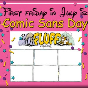 Comic Sans Day