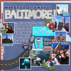 Weekend getaway to Baltimore!