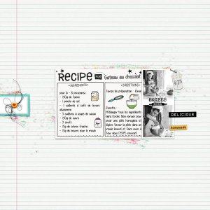 Recipe for "Gateau au chocolat"