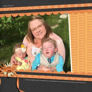 Heather and the babies - 2017