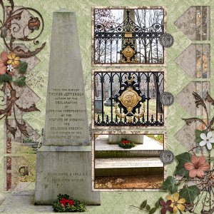 Thomas Jefferson_grave at Monticello