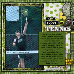 For the Love of Tennis