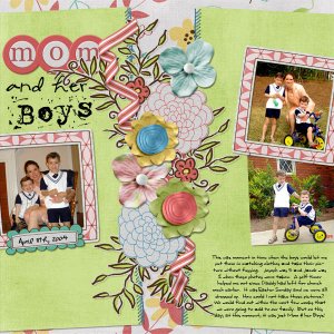 Mom and her Boys