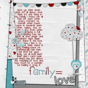 Family = Love