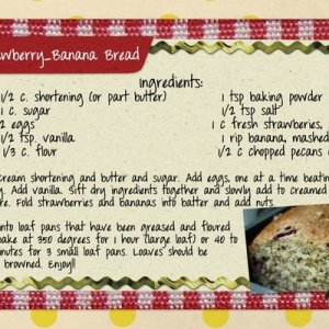 Strawberry-Banana Bread