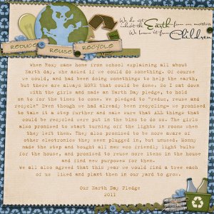 Earth Day Pledge