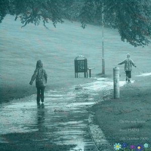 The walk home