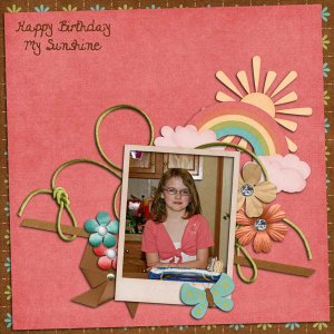Happy Birthday My Sunshine