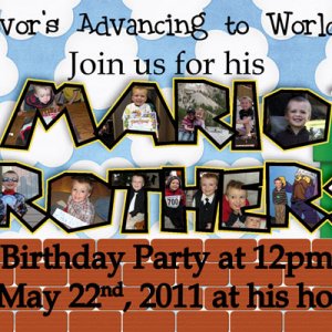 Trev's Bday Invite