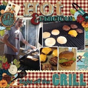 on the grill