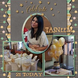 Celebrate Tasneem - 21 today