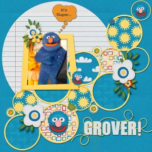 It's Super Grover!
