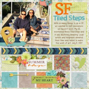 Tiled Steps