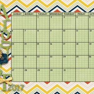 August Sum-Up Calendar