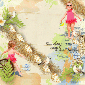 While walking on the Beach by PrelestnayaP Design