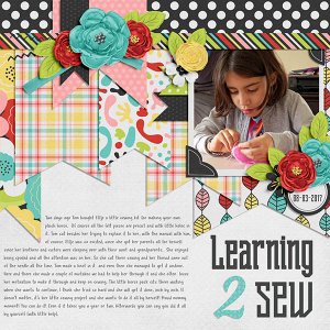 Learning to sew