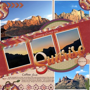 July 20 - Sunrise at Zion