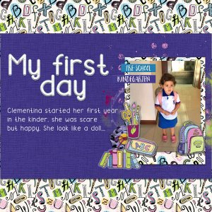 My First day