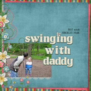 swinging with daddy