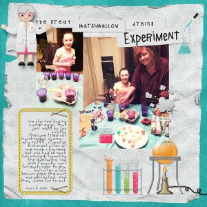 marshmallow dyeing