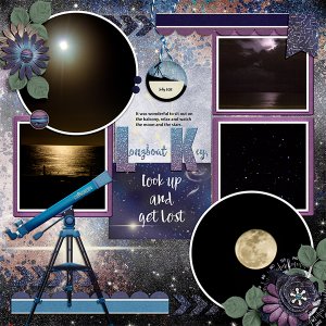 Longboat- Stars and Moon
