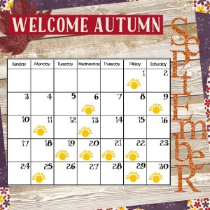 September 2017 Calendar