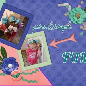 Pure and Simple - September 2017 Mini Kit Challenge