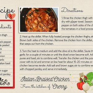 Italian Braised Chicken