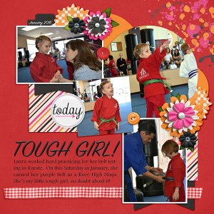 Tough Girl! - Sep 2017 Template 1 Challenge