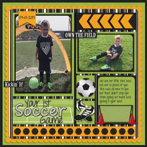 1st soccer game