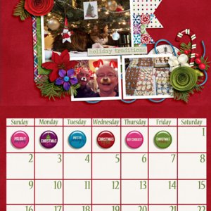 December 2018 Calendar