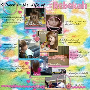 A week of Rebekah