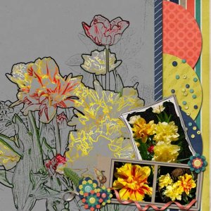 Progressive Scrap - Tulips
