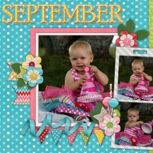2018 Center Fold Calendar Templates - September