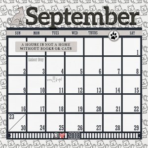 September 2018 Calendar
