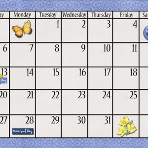 May Calendar bottom
