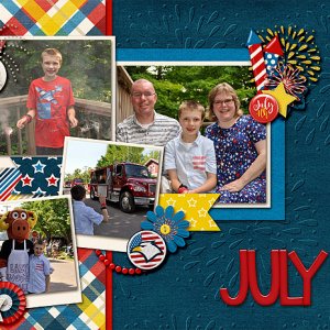 July Calendar Top